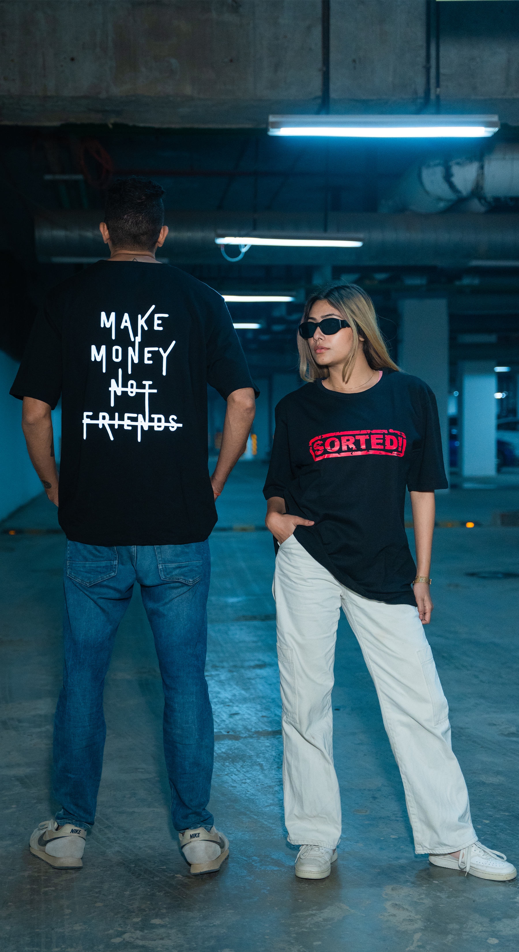 MAKE MONEY REFLECTIVE  T-SHIRT
