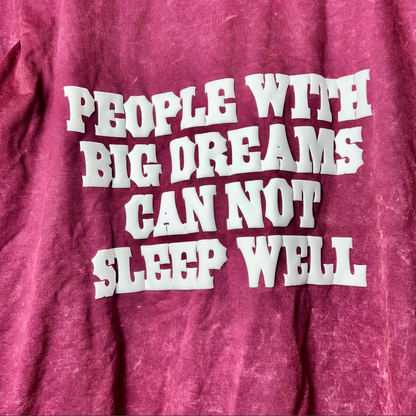 BIG DREAMS HOODIE ACID WASHED