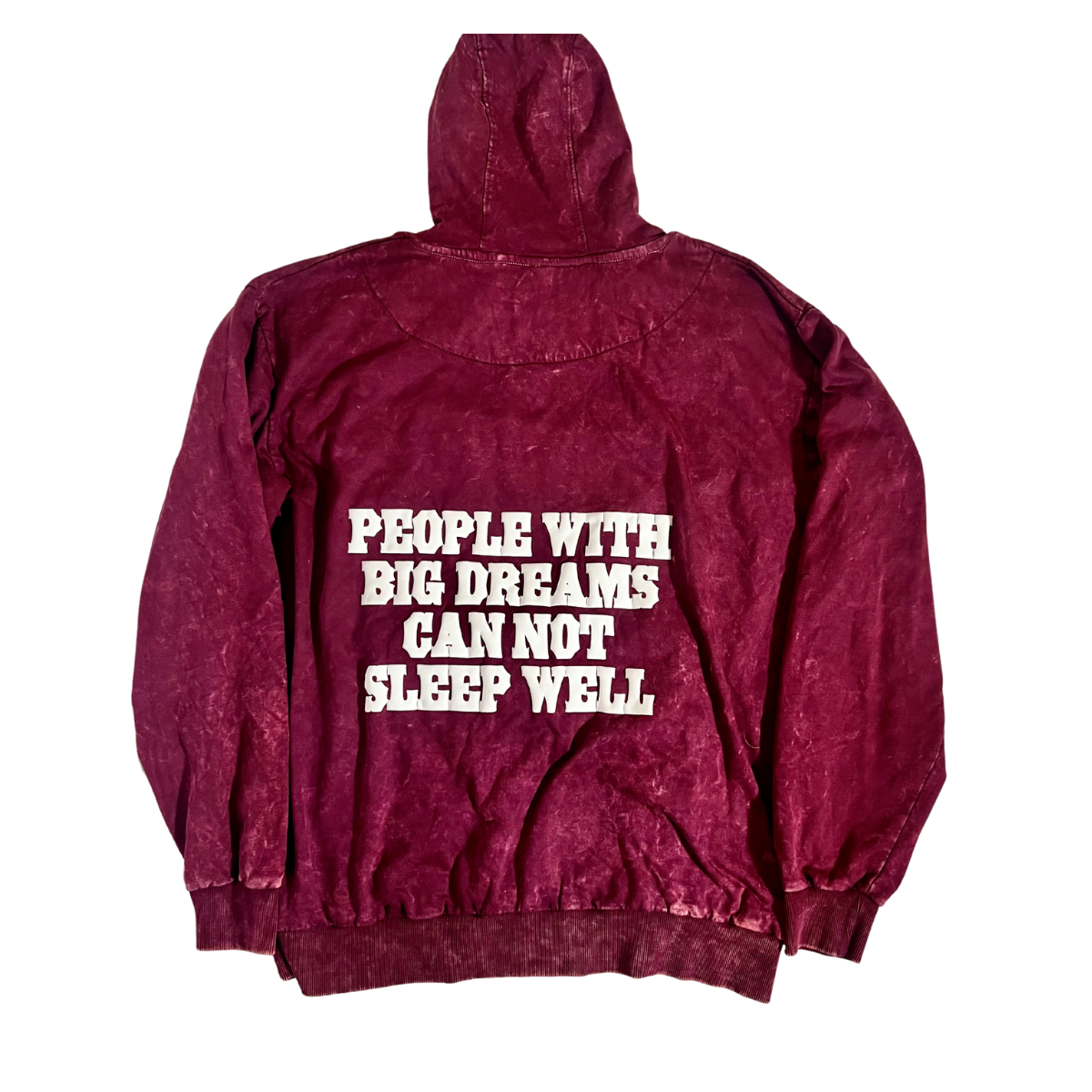 BIG DREAMS HOODIE ACID WASHED